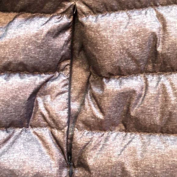 EDDIE BAUER Women's Charcoal Grey Quilted Down Hooded Parka 650 Size XXL - Picture 9 of 15